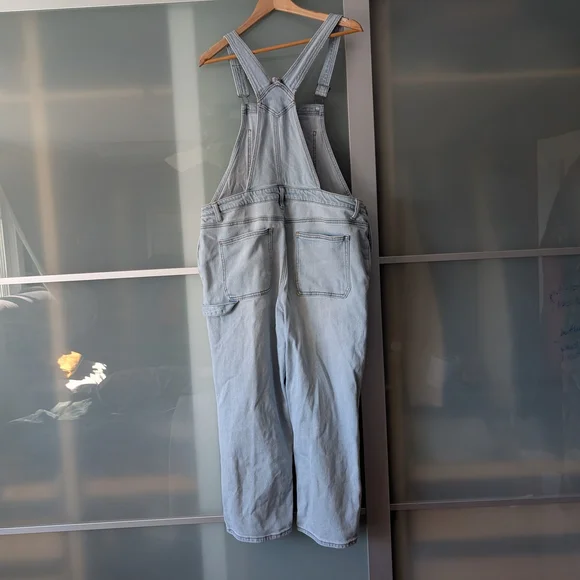 refuge Light Blue Distressed Denim Overalls - XL - Picture 11 of 11